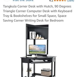 Black Corner Desk 