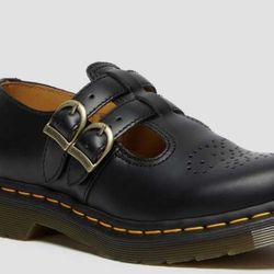 DR MARTENS 8065 Smooth Leather Mary Jane Shoes