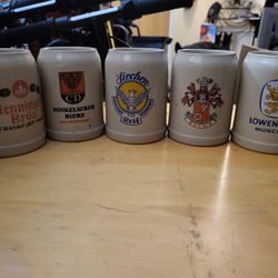 Vintage West Germany Beer Mugs