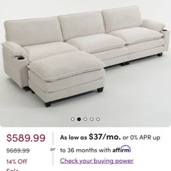 New Sofa for $298