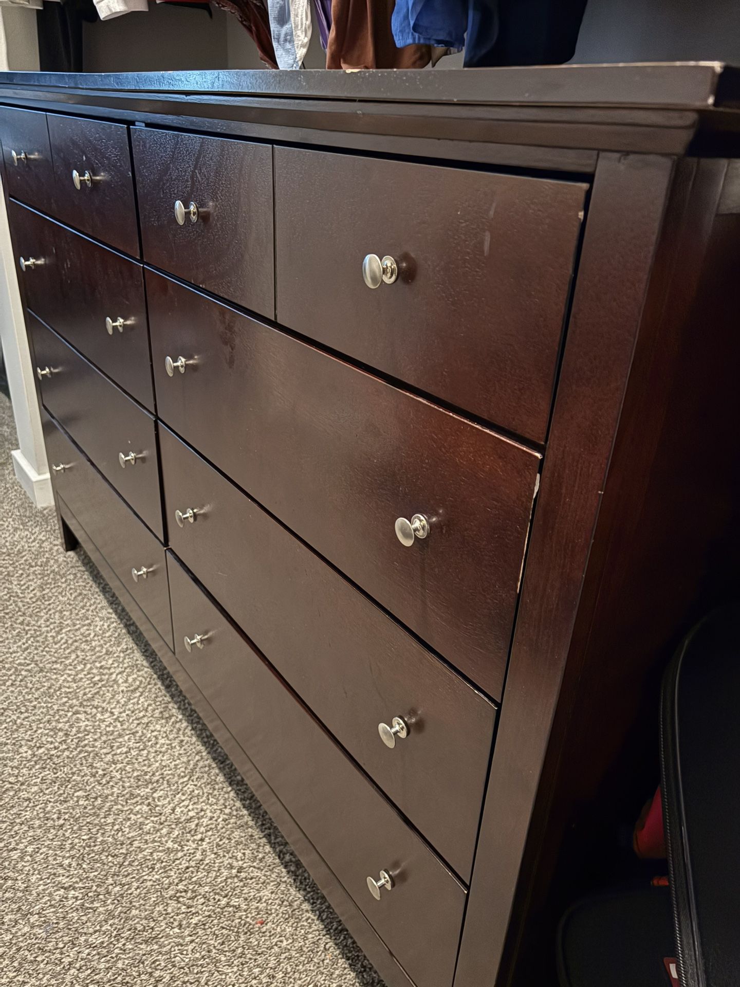 Brown Wooden Dresser