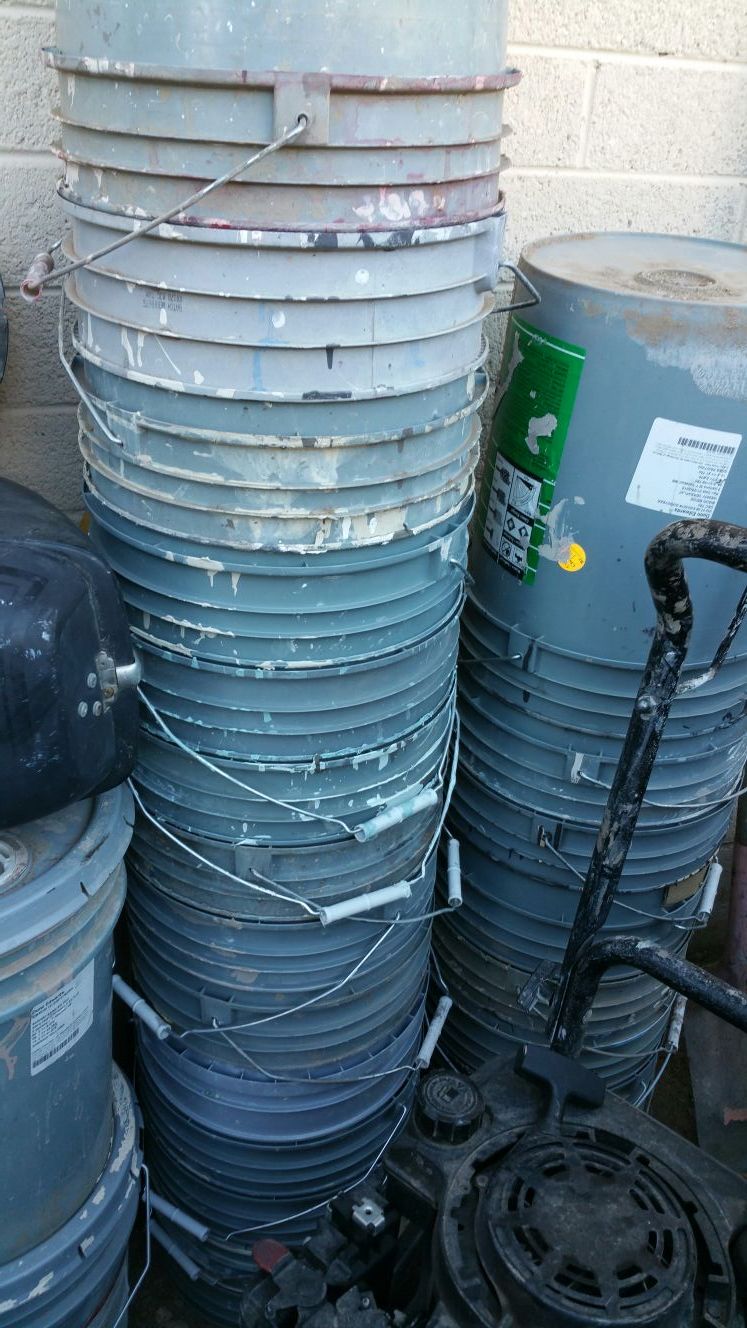 20 ====5 gallon buckets