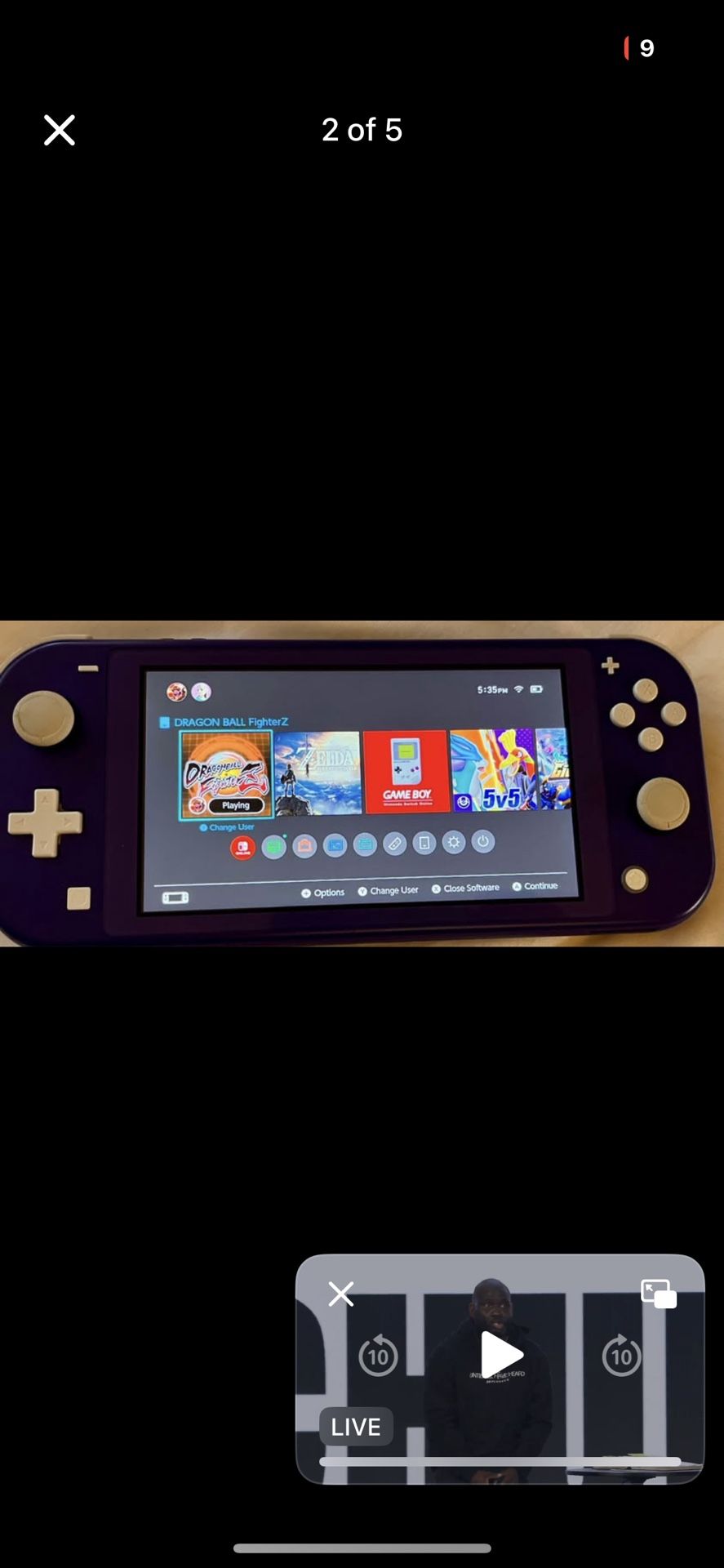 Nintendo Switch Lite + Games