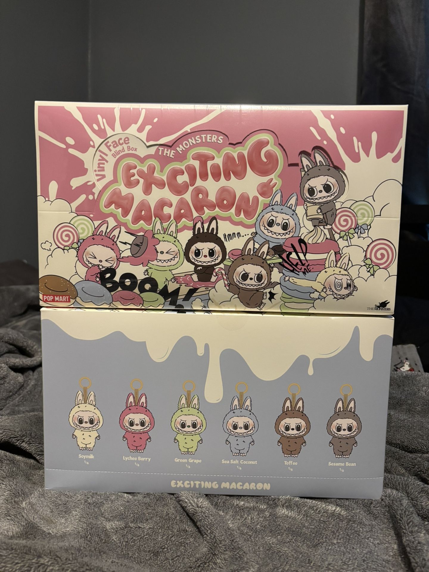Popmart Exciting Macaron Labubu Vinyl Plush
