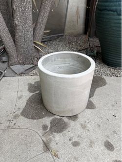 Large Cement Plant Pot