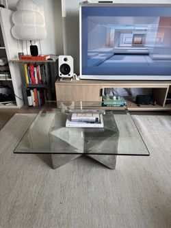 Concrete x Glass Coffee Table
