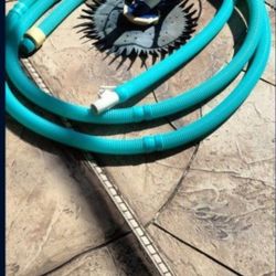 Automatic in Ground Pool Vacuum Cleaner & Hose & Hardware Connector Vac Works Great 👍 Goes Up Walls  Like Baracuda G4 G3 