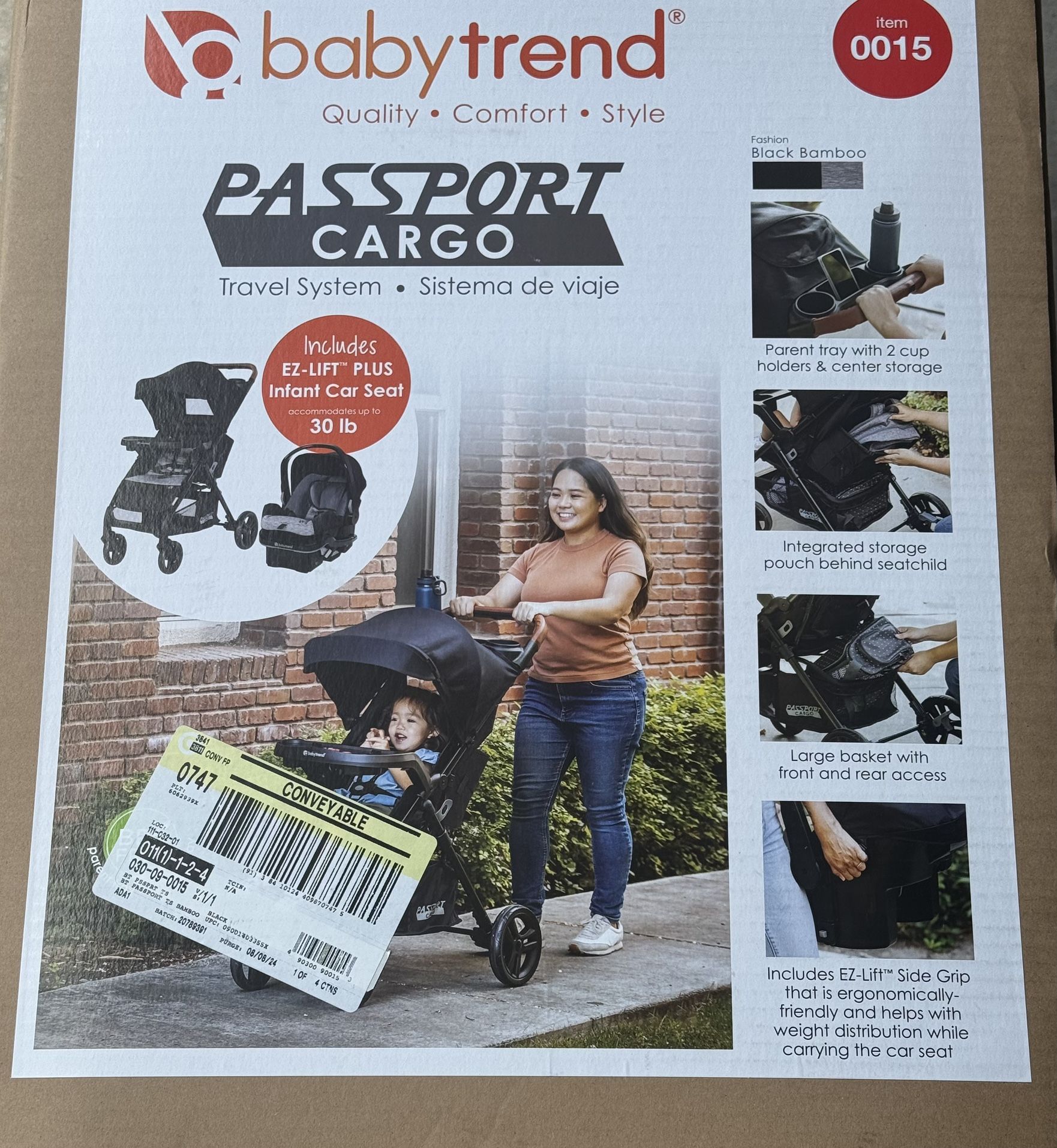 New Unused Stroller + Car seat Travel System