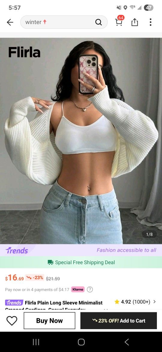 New White & Black Shein Sweaters 