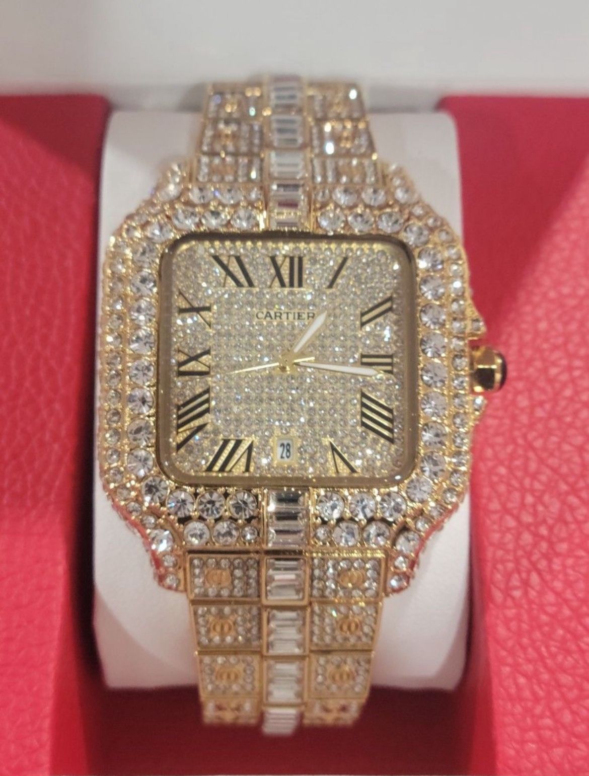 Moissanite Cartier Watch Passes Diamond Tester