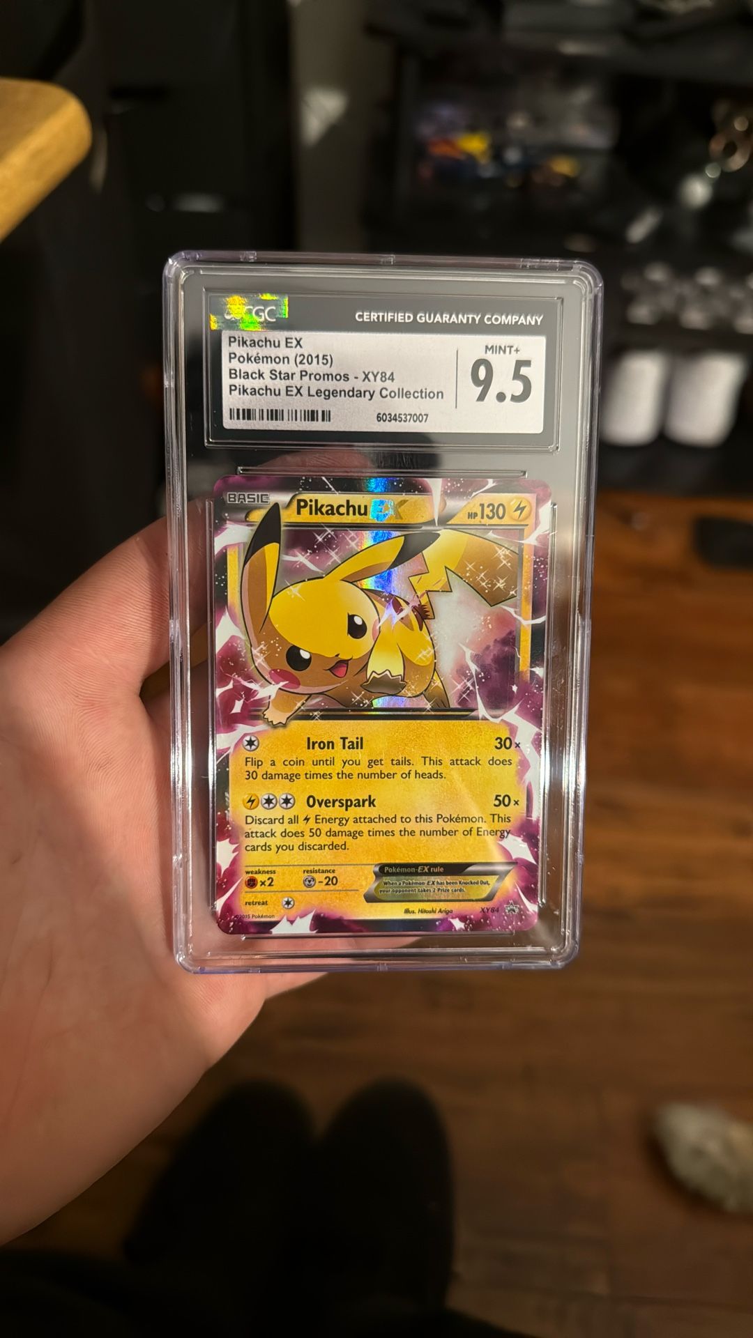 CGC Graded Black Star Promos Pikachu EX