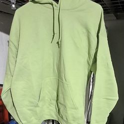 (BB - 38) GILDAN GREEN HOODIE FRONT POUCH SIZE LARGE 
