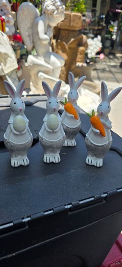 Bunny figurines