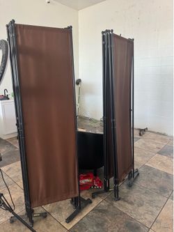 2x 4 panel room divider