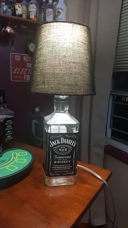 Jack Daniels bottle lamp