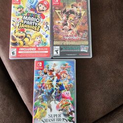 3 Nintendo Switch Games
