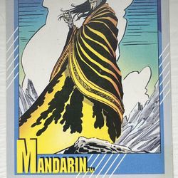 Mandarin Supervillians Trading Card 1991