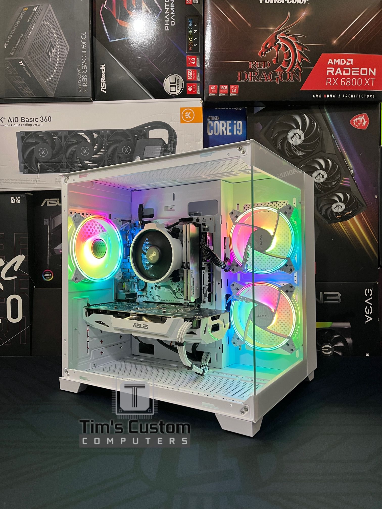 White Gaming PC