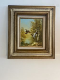 Antique Painting On Canvas Art