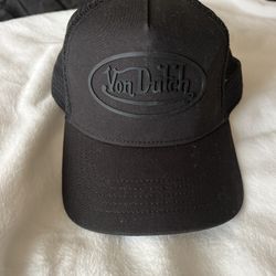 Von Dutch Black Trucker Hat Unisex 