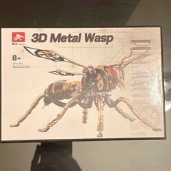 3D Metal Wasp 