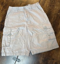 Mens Beverly Hills Polo Club Cargo Shorts, Khaki “M”