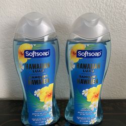 Softsoap Moisturizing Body Wash, All Skin Types, Hawaiian Luau, Jasmine and Vanilla, 20 fl oz Bottle. New   $7.00 for 