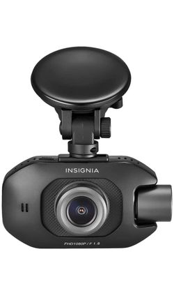 Insignia - Front and Rear Camera Dash Cam 1080p Full HD - Black