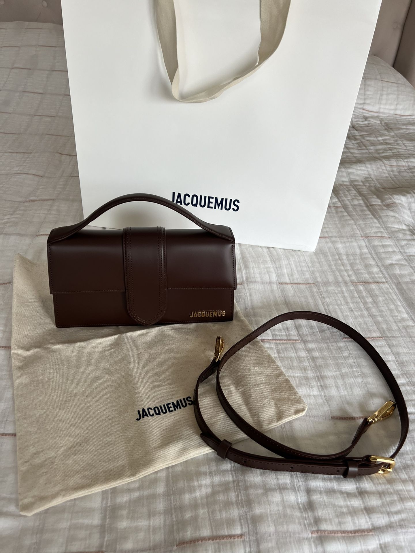 NEW AUTHENTIC JACQUEMUS LE GRAND BAMBINO BAG