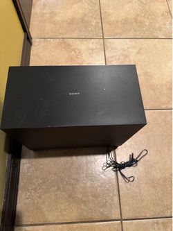 Sony SS-WSB104 passive subwoofer speaker system.