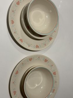 Dinner Plate And Bowl Set, 14 Piece