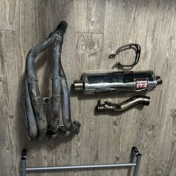 2006 Gsxr 1000 Stock Header With Yoshimura TRS