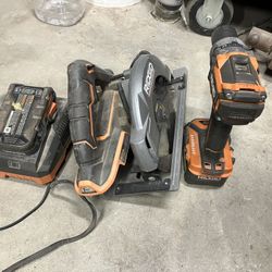 Rigid 18 V Saw And Drill Kit