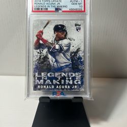 Ronald Acuna Jr Rookie Baseball Card 