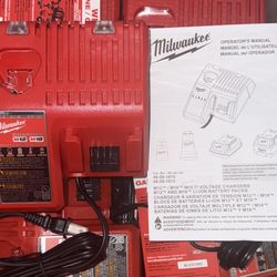 Milwaukee M18/M12 Multi Voltage Charger. (1 Charger Included) Model #48-59-1812