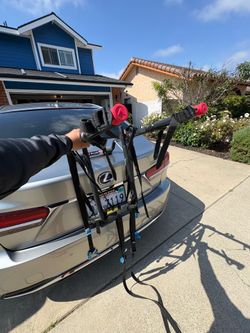 Bike rack trunk mount