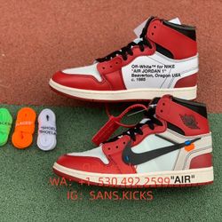 Jordan 1 x Off White AJ1 chicago