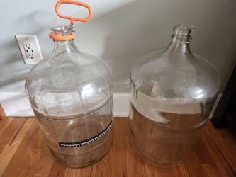 5 gallon glass carboys - free!