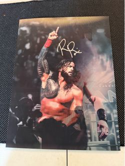 WWE 3d poster board 16x12