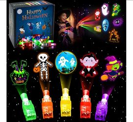 Halloween LED Finger Projector Rings 36-Pack