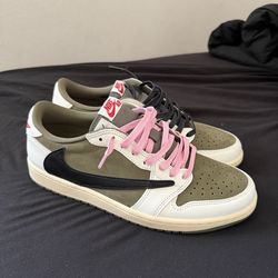 Travis Scott Reverse Olive Jordan 1 low