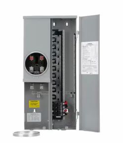 Siemens 200 -Amp 20 -Spaces 40 -Circuit Outdoor Main Breaker Meter Combo Load Center