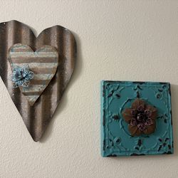 Metal wall hangings