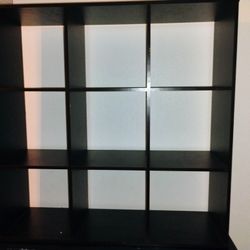 3'x3' Open Shelf Unit, Black