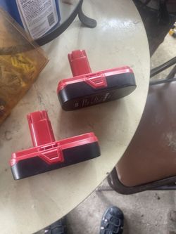 Un Par De Baterías . Para Erramienta. Craftsman 