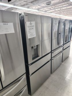 50% OFF 4 DOOR REFRIGERATORS THIS WEEK ONLY... MSRP: $4499  NOW ONLY: $1049.50