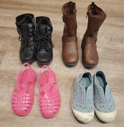 LUCKY TOP, CARTERS, CAT & JACK Girl's Shoes Size 12