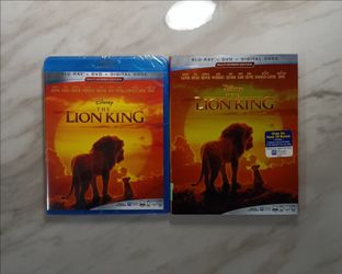 The Lion King (Blu-ray + DVD, 2019) - Brand New