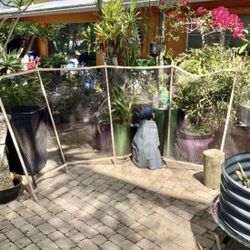 Aluminum Mesh Pool Safety Barrier Panels: 15’W x 4.5’ H-$5Each