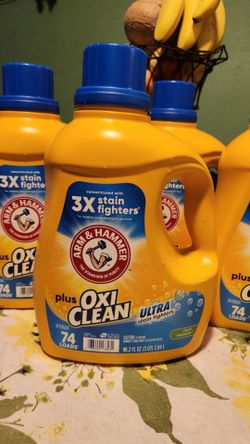 Detergent liquid Arm &Hammer...$10 each (cada bote)